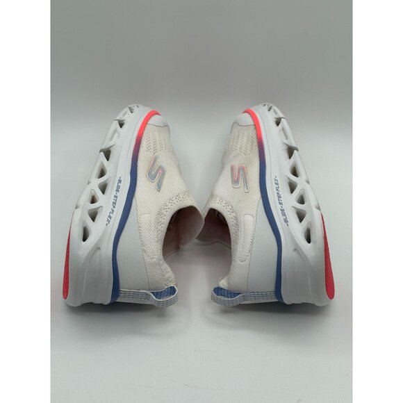 Skechers Glide-Step Flex  Slip-On Sneakers Size 9 White & Red - Picture 5 of 10